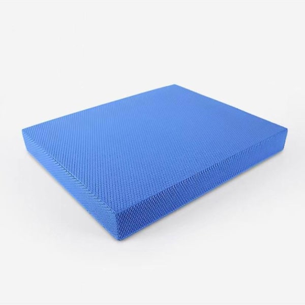 Yoga balansmatta balans skummatta plankstöd mjuk kudde för män och kvinnor halkfri, vattentät och mjuk -aaaBY blue 40*30*5cm