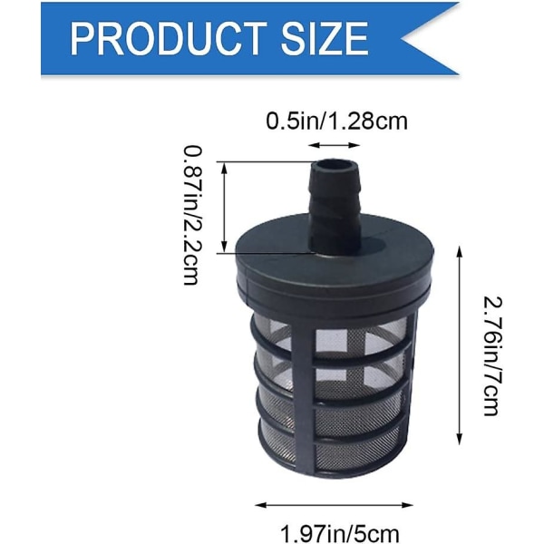 2 kpl Imuletkun Suodatin Vesi Pumppu Imu Suodatin Vesi Imu Suodatin Dru Painepesurille