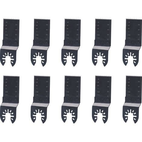 10 HSS hurtigskiftende oscillerende savklinger, 34 mm, til multiværktøj