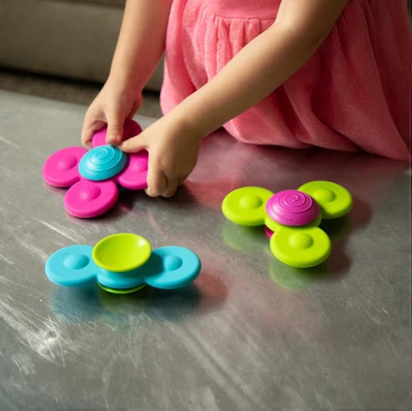 Fidget Spinners Sugerør whirly Håndspinner fingertupp Multifarget Barn Leke, Spinning top