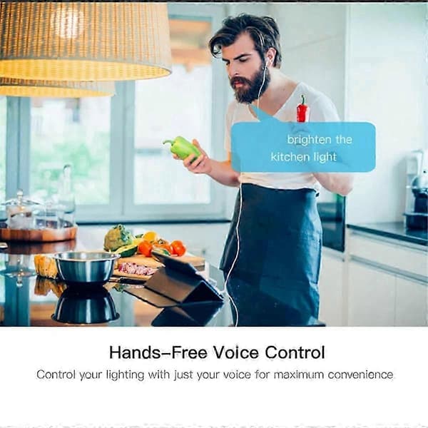 DIY Smart WiFi LED Dimmer Switch 2-vägsbrytare Röstdimning Smart Switch för Smart Life Alexa Tuya A