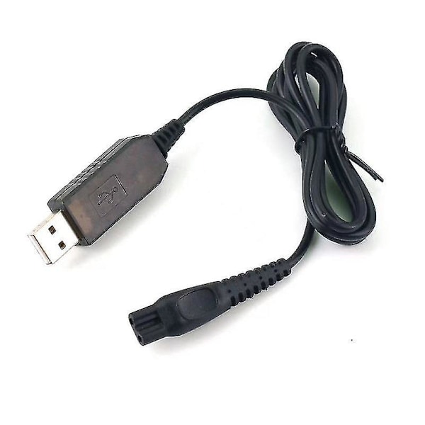 USB-latauskaapeli Philips Series 5000 -parranajokoneelle ja trimmerille, musta