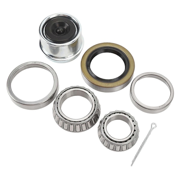 7PCS 3500 LB Trailer Hjulnav Lager Kit L68149 L44649 Lager Kit 171255TB Tätningar för 1‑1/16in till
