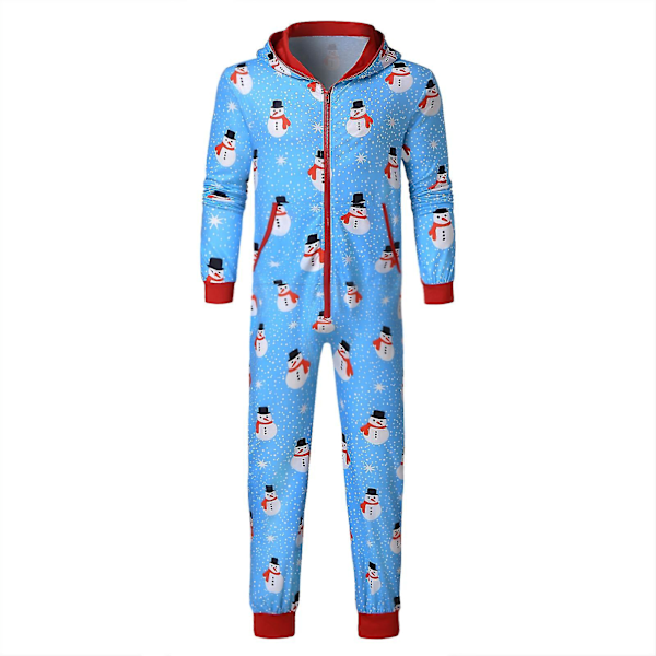 Menn's Cozy Julenisse Onesie Pyjamas, Holiday Voksen Cozy Jumpsuit-mxbc style 3 L