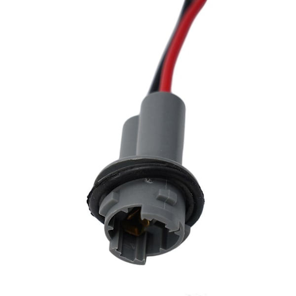 4 stk. T15 Lampehoulderadaptere Kabel til T15 Lampehoulder Stikkontakt Pære Bundt Pigtail T15 Gummi Kile LED Holder