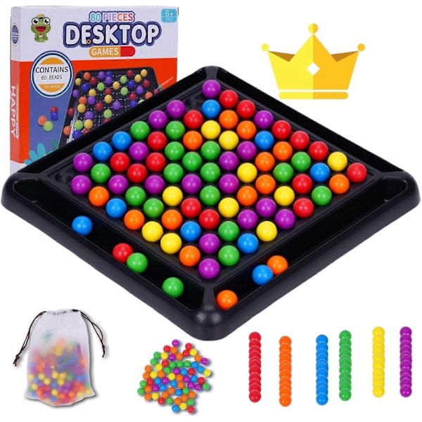 48-241 kpl Helmiä Älykkäät Shakkilauta Strategia Lautapeli Shakkilauta Lapsille & Aikuisten 80 Beads