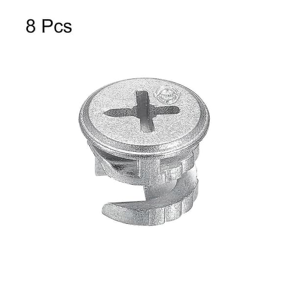 Map Cam Låsemøtrik Til Møbler 8stk 12x10mm Samlingsforbindelse Låsemøtrikker Møbelforbindelses Cam Beslag 8