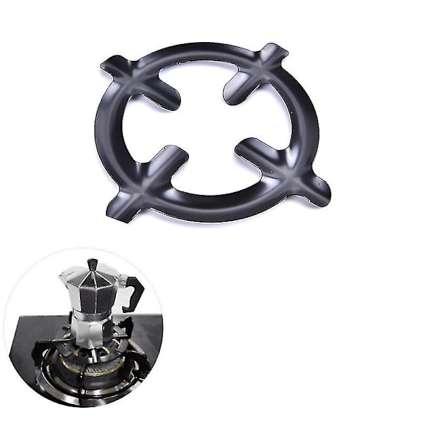 1pcs Iron Gas Stove Cooker Plate Coffee Moka Pot Stand Reducer Ring Holder Shytmv