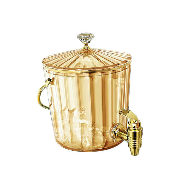 2L Drikkedispenser med hane til juice og limonade Light Brown
