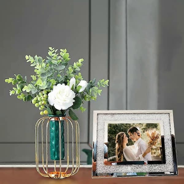 Sølv Glassbilde Ramme, Bryllup Bilde Rammer, Glitter Bilde Ramme, For Baby