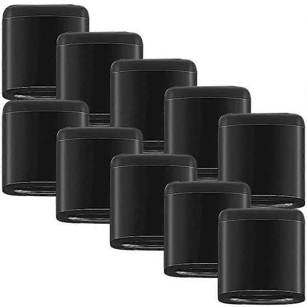 10 st Luftfritös Silikon Bumpers Ersättning Silikonflikar För Luftfritös Grillpanna Luftfritös Tillbehör Black 1.3X1.1CM