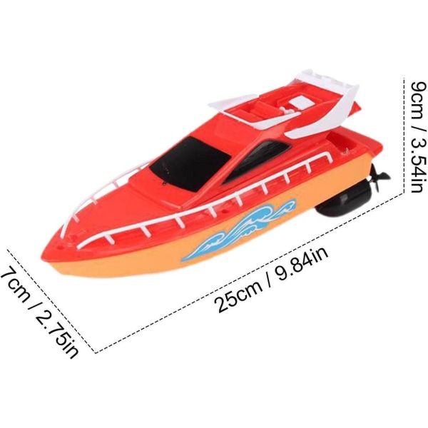 2023 Ny Fjärrstyrd Båt För Barn Och Vuxna, Rc Båtar 2.4 Ghz Elektronisk Fjärrkontroll, Hög Hastighet Rc Racing Båt Snabb [DmS] Red