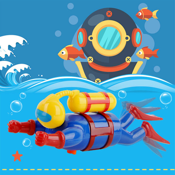Scuba Diver Legetøj til Børn, Sjove Badekar Legetøj, Svømning Vand Legetøj, Scuba Diver Badekar Frømand Legetøj, Diver Badekar Legetøj, Dykning og Svømning Vand Legetøj