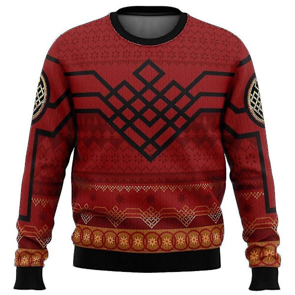 Deadpool Jolly Red Guy Fultjäckt Jultröja Jultröja Present Tomte Pullover Herrar 3d Tröja Och Topp 7 5XL