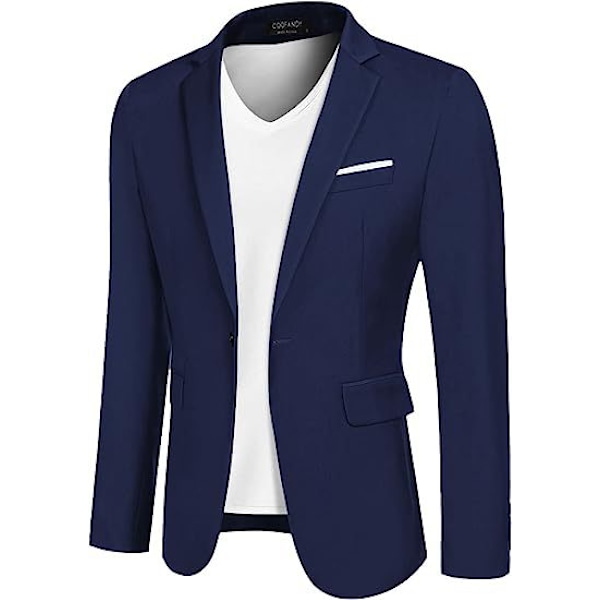 Herrar Regular Fit Athleisure Blazer Casual Suit M
