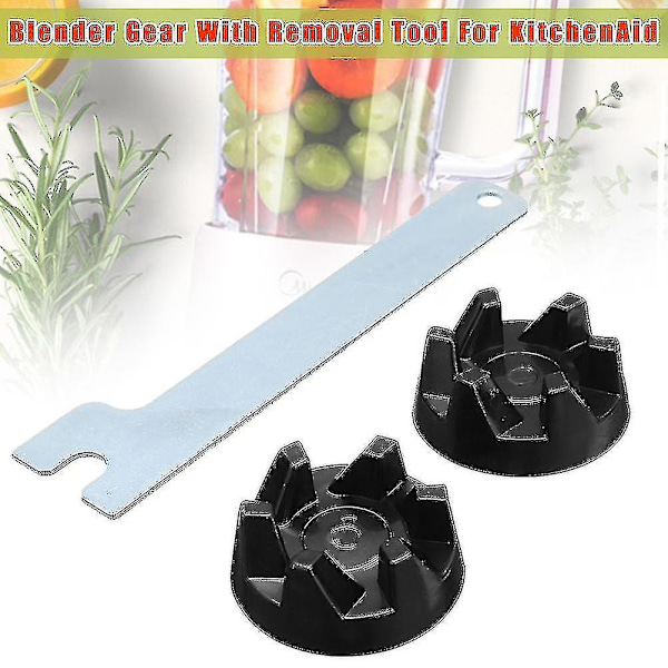 2 Pcs Blender Rubber Coupler Gear With Removal Tool For Kitchenaid 9704230