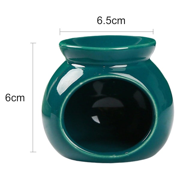 Kirkasväriset suitsukkeiden polttimet Koristeelliset keramiikkasuitsukkeiden polttimet makuuhuoneeseen, toimistoon ja olohuoneeseenBY Malachite Green