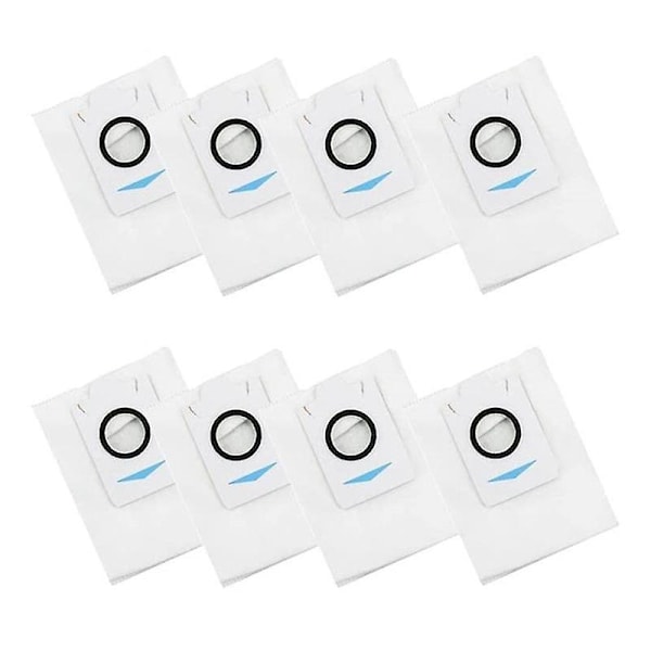 Dammsugarpåsar för Deebot X1 Plus T10 Plus Utvinningsstation, 3.2 L Stor Kapacitet Dammsugarpåsar White