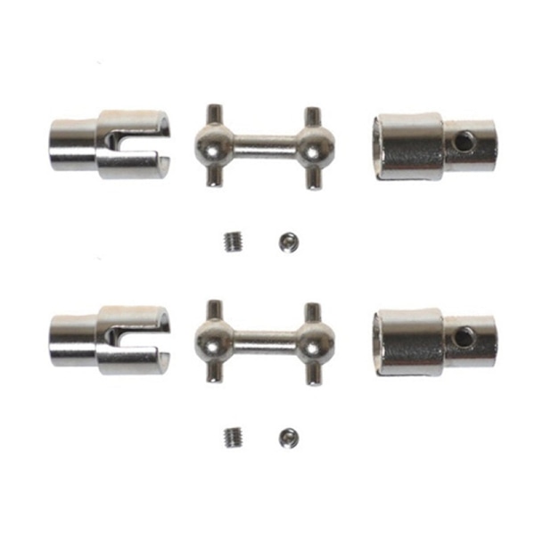 2x Ft012-11 Metalliska Transmissionsdelar Drivaxeln för Ft012 2.4g Borstlös RC Båt Reservdelar Tillbehör  [DmS] silver