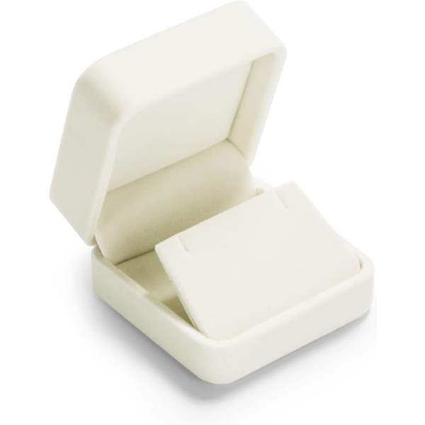 Fløjlsørestikkegaveæske, ringegaveæske, elegant smykkeæske