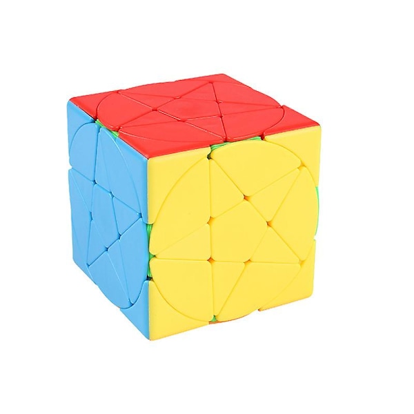 Magic Pentacle Cube Ammattimainen Outojen Muotojen Tähti Pentagrammi Magic Cube Kilpailun Nopeus Puzzle Kuutiot Lelut Lapsille White