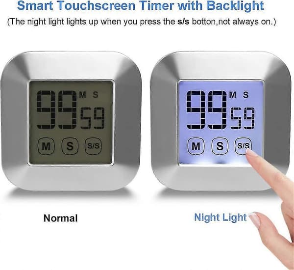 Kök Timer Touch Screen Digital Matlagning