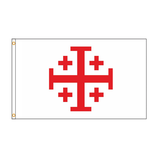 90x150cm Jerusalem Cross  Banner Decoration 3x5ftBY