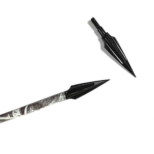 6 stk. Metal Pile Spidser til Buejagt 125 Grain