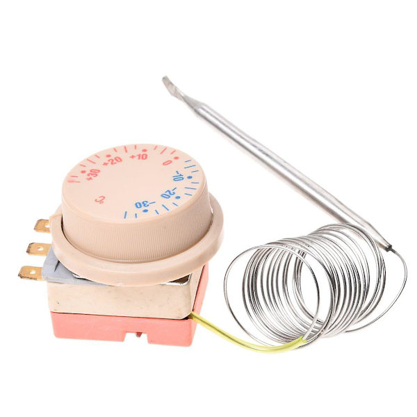 Pakastin- ja jääkaappitermostaatti AC 250V 16A -30 - 30 celsiusastetta BY As shown