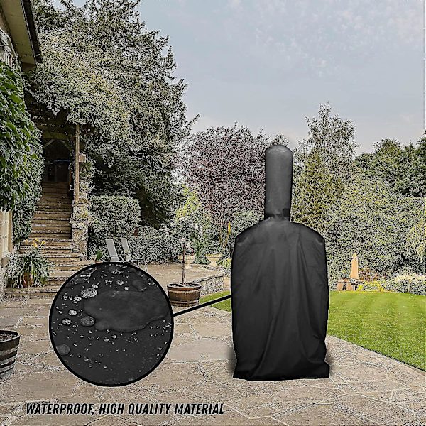 Premium Universal Pizzaovnsdæksel, 68x63x160cm - Solid, Modstandsdygtig & Vandafvisende