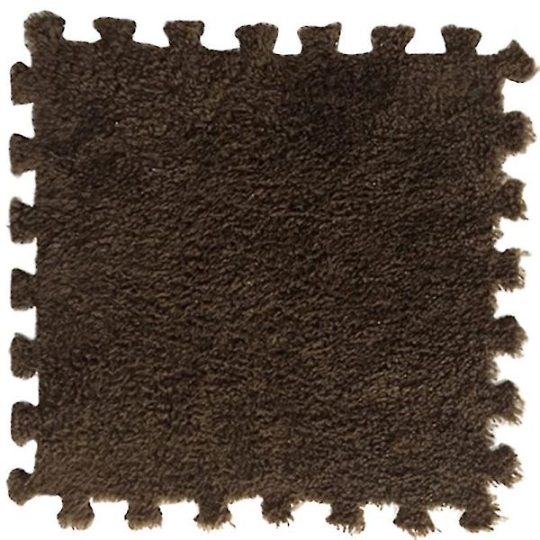 30cm Varm Mjuk Eva Skummatta Golvpusslematta Coffee
