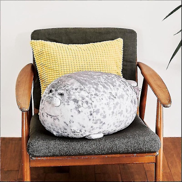 Japan Osaka Sel Pillow Havresort Populær Myk Sel Pute Akvarium Plysj Leke White 40cm