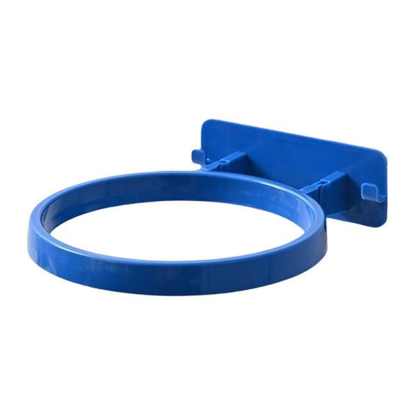 Ballholder veggmontert ballstativ med hengende knagger for yogarom baseball svart Blue