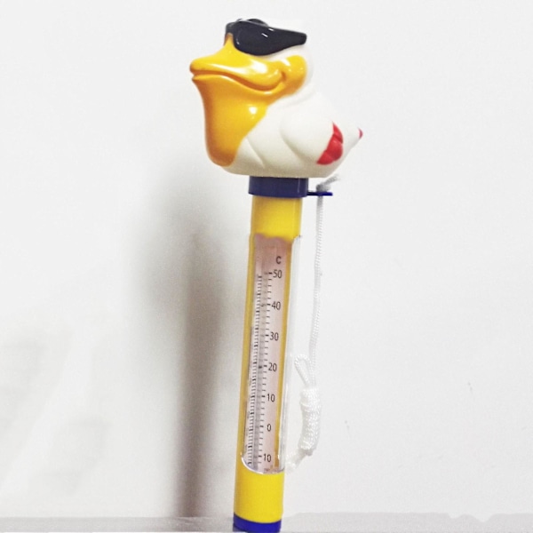 Rolig Bärbar Cartoon Mönster Noggrann Eva Flytande Termometer Pooltermometer För SimbassängBY Crocodile