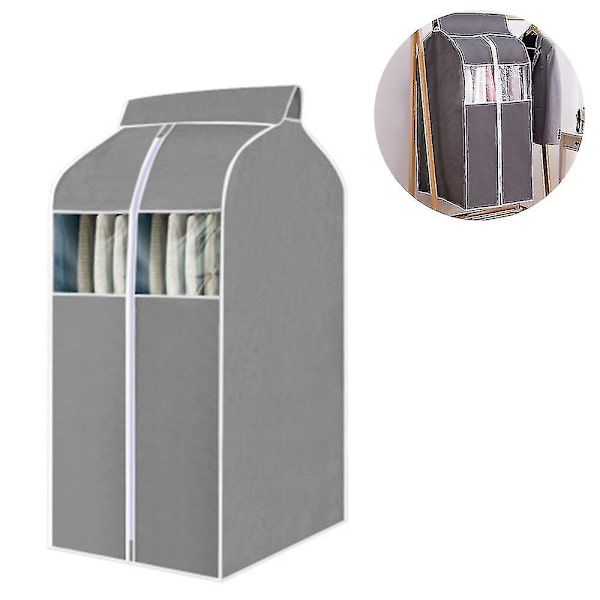 54 Klädöverdrag Kompatibla Med Klädförvaring Hängande Kostymöverdrag Klädsäckar Grey 60*48*120