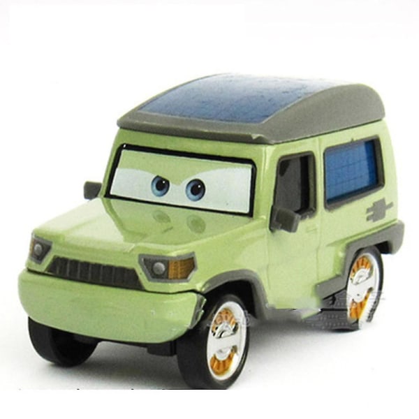 Elokuva-autot 2 -hahmot Lightning McQueen ja hänen ystävänsä metalliset valumuottiautot leluautot ajoneuvomallit lapsille pojille syntymäpäivälahjoiksi [DmS] Axelrod