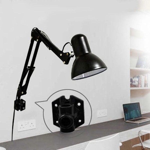 Konsollbrakett Klemmeholder Metall Skrivebordslampe Klipp Beslag Mikrofonkamera Stativ