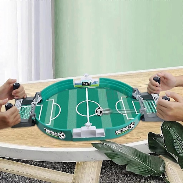 Bordfotbollsspel med fotbollsplan för bordsspel Familjespel för barn With 6 balls