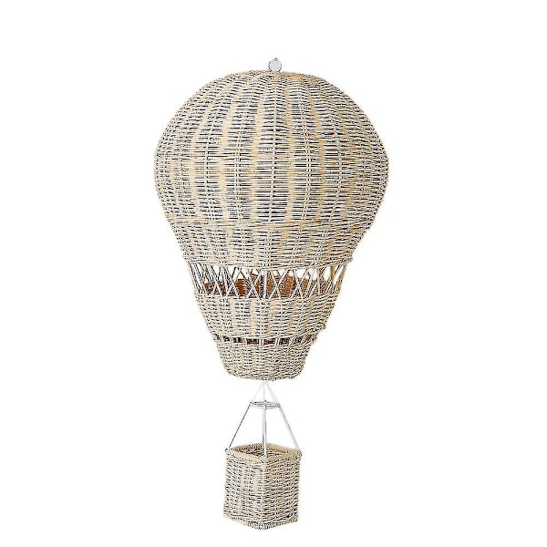 Bimirth Håndvævet Rattan Luftballon Børneværelse Vægdekoration Boheme Børneværelse Dekoration Foto