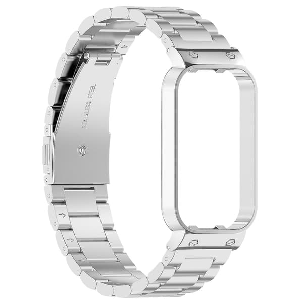 Metallarmband + Klockram för Xiaomi Smart Band 8 Active-eyzi