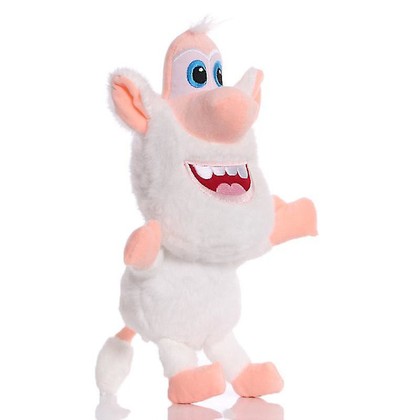 Ny Booba Buba Blød Plyslegetøj 20/30/38cm Tegneserie Legetøj Hvid Gris Cooper Fyldt Dukke Børnegave hurtig (FMY) 38cm