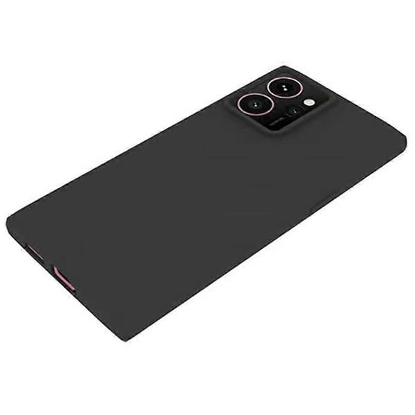 Til HMD Skyline Cover Blød Mat Bagside TPU Sort Telefon Cover, Stor Udskæring