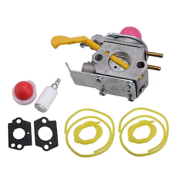 Forgasser med pakningssett Passer Kompatibel Jonsered Gt2124c Partner B250 Colibri Primerpære Drivstoffilter Drivstoffslanger Trimmer Gressklipper Deler