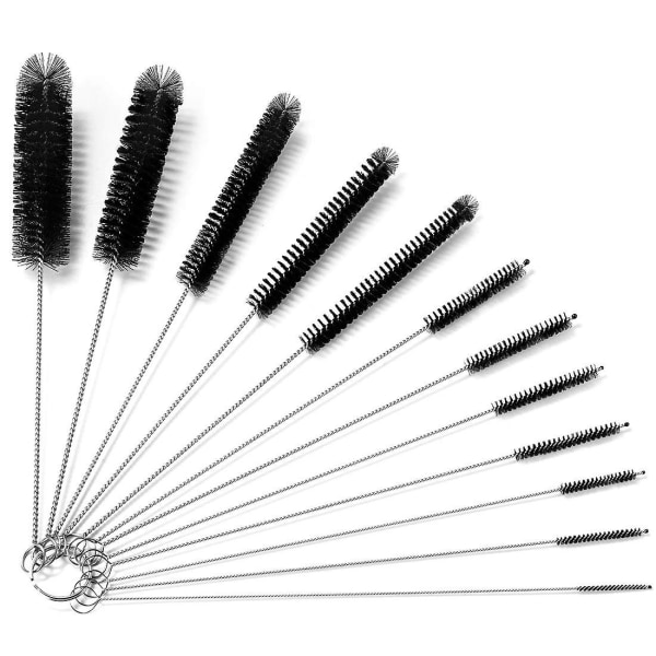 Bottle Brushes For Cleaning Small Pipe Cleaner Brush Small Brush For Cleaning,reusable Straw Cleaner Brush,black  (FMY)