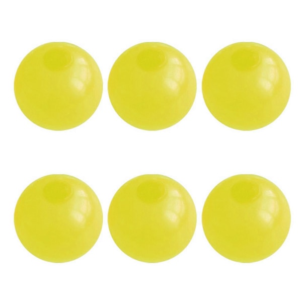 Glorbs - Glorbs Bolde, Glorbs Klæbrige Bolde til Loft & Vægge, Gløder i Mørket Klæbrige Stressbolde Yellow 6pcs