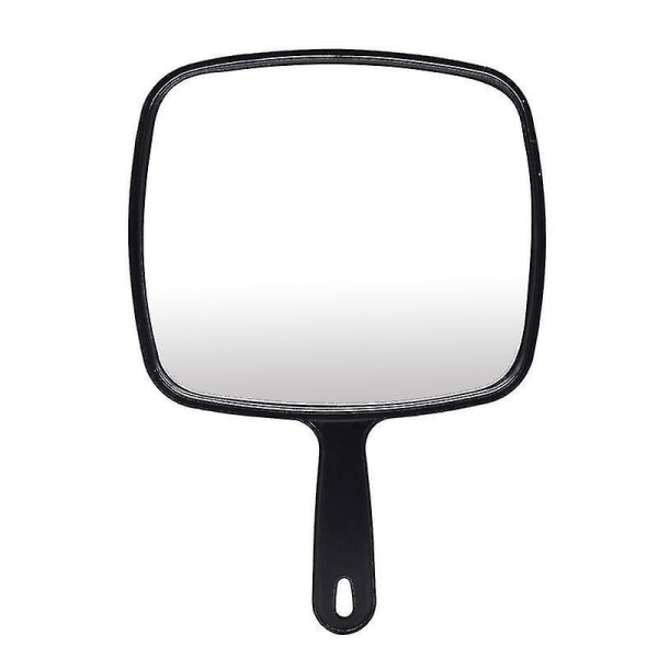 Stor handspegel med bekvämt handtag - stor handhållen spegel för frisörsalonger, frisörsalonger, tandläkareBY Picture color one size