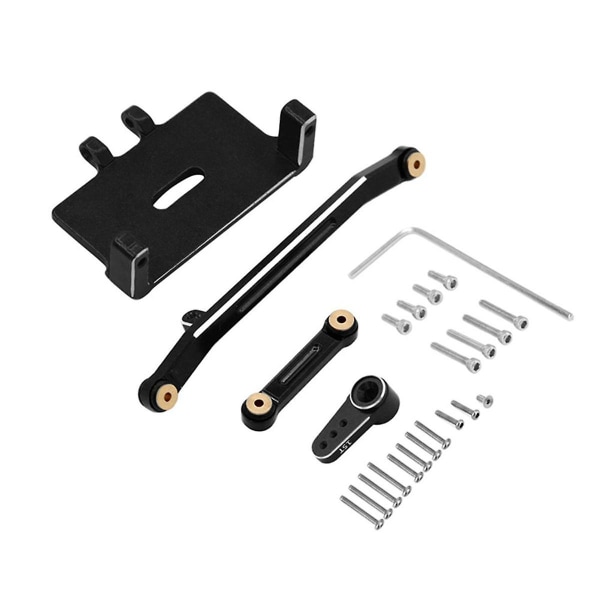 Servo-kiinnitysteline Ohjausvarsi Ohjaustanko Sopii Axial Scx24 1/24 Rc Rata-auton päivitykseen Pa