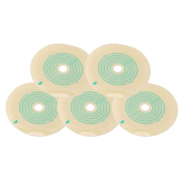 Ostomipose Barrier Hydrocolloid Selvklæbende Skærbar Klar Chassis 5 stk