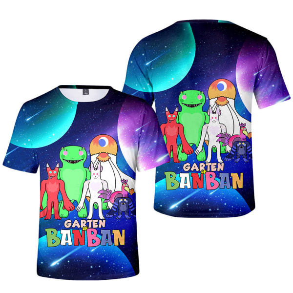 Tecknad T-shirt för pojkar och flickor Garten Banban T-shirt Sport D 120cm