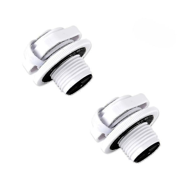 Lay-z-spa Bestway Air Cap Screw Valve Vegas Premium Miami 2pcs-White